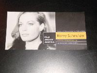 Romy Scheider Einladungskarte zur Werkschau 2008